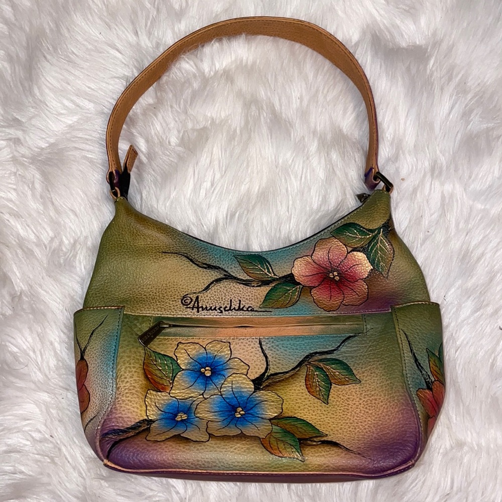 Anuschka Hand-Painted Genuine Leather Purse